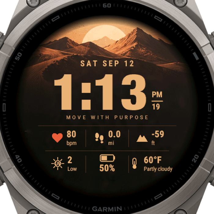 DUNE actual watch face screenshot