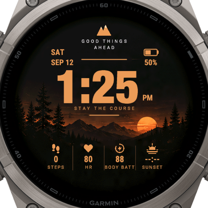 EMBER actual watch face screenshot